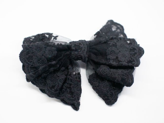 Hovedbilde Hårklemme Sort Sløyfe