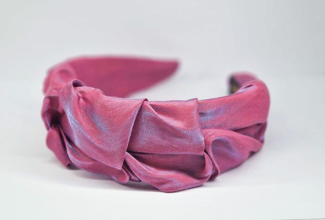 Hovedbilde Hårbøyle Rynker Rosa 